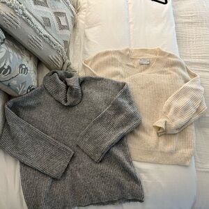 ASOS cropped sweater bundle ! Both size US 4